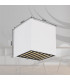 Illi Outdoor Up Down Wall Lamp White Matt IP54 Clear Glass Shade LED 3000K-5