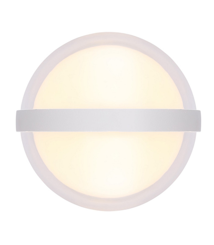 Illi Outdoor Globe Wall Lamp White Matt IP54 LED 3000K-2