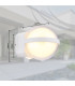 Illi Outdoor Globe Wall Lamp White Matt IP54 LED 3000K-6