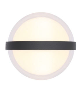 Illi Outdoor Globe Wall Lamp Anthracite IP54 LED 3000K-2