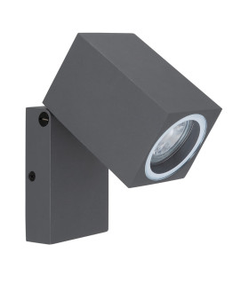 Veronika Outdoor Spotlight Anthracite IP44 Clear Glass Shade 1x GU10-2