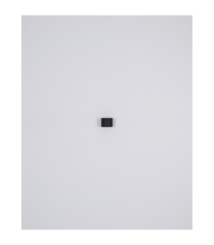 Veronika Outdoor Up Down Wall Lamp Matt Black IP54 Clear Glass Shade LED 3000K-7