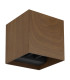 Veronika Outdoor Up Down Wall Lamp Wood Look Dark IP54 2x LED 3000K-2