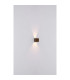 Veronika Outdoor Up Down Wall Lamp Wood Look Dark IP54 2x LED 3000K-6