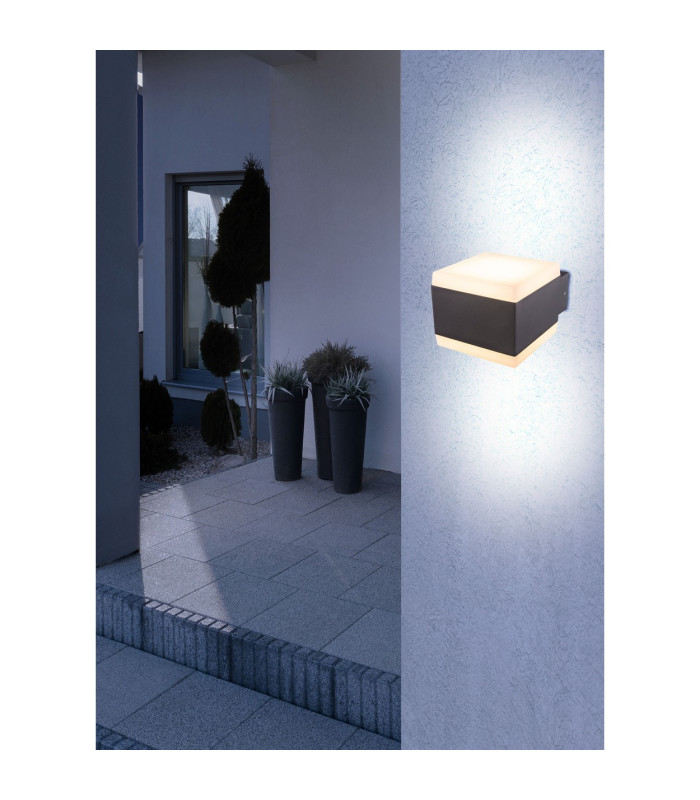 Slice Outdoor Up Down Wall Lamp Anthracite IP44 LED 3000K-6