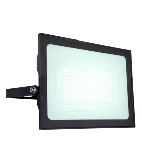 Helga I 10000lm Outdoor Flood Light Black IP44 Clear Glass Shade LED 6000K-1