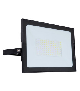 Helga I 10000lm Outdoor Flood Light Black IP44 Clear Glass Shade LED 6000K-2