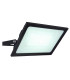 Helga I 10000lm Outdoor Flood Light Black IP44 Clear Glass Shade LED 6000K-4