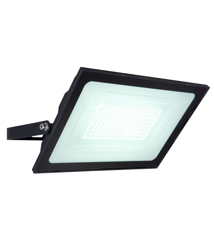 Helga I 10000lm Outdoor Flood Light Black IP44 Clear Glass Shade LED 6000K-4