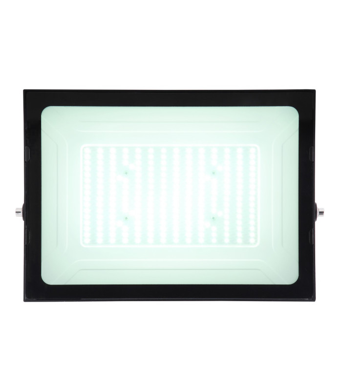 Helga I 19000lm Outdoor Flood Light Black IP44 Clear Glass Shade LED 6000K-3