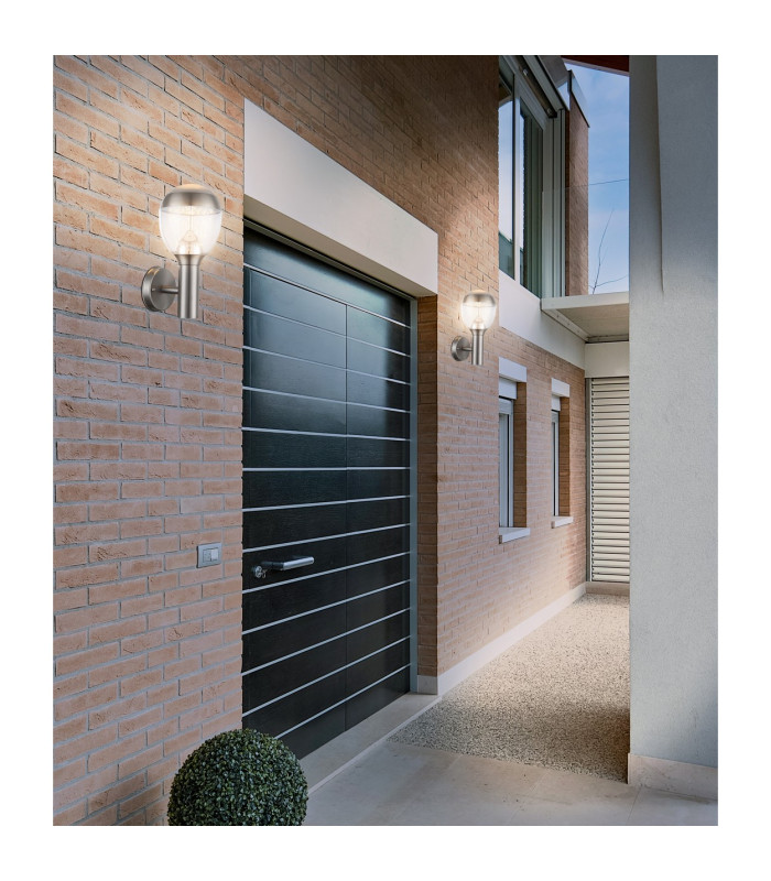 Callisto Outdoor Modern Wall Lamp Stainless Steel IP44 LED 3000K-3