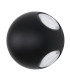 Slice Outdoor Modern Wall Lamp Matt Black IP54 Clear Glass Shade LED 3000K-2