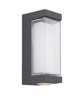 Plixon Outdoor Modern Wall Lamp Anthracite Matt IP54 LED 3000K-2