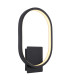 Naggy Outdoor Modern Wall Lamp Matt Black IP44 LED 3000K-1