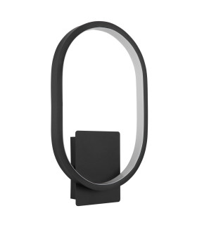 Naggy Outdoor Modern Wall Lamp Matt Black IP44 LED 3000K-2