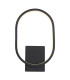 Naggy Outdoor Modern Wall Lamp Matt Black IP44 LED 3000K-3