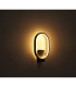 Naggy Outdoor Modern Wall Lamp Matt Black IP44 LED 3000K-4