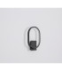 Naggy Outdoor Modern Wall Lamp Matt Black IP44 LED 3000K-6