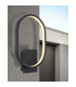Naggy Outdoor Modern Wall Lamp Matt Black IP44 LED 3000K-7