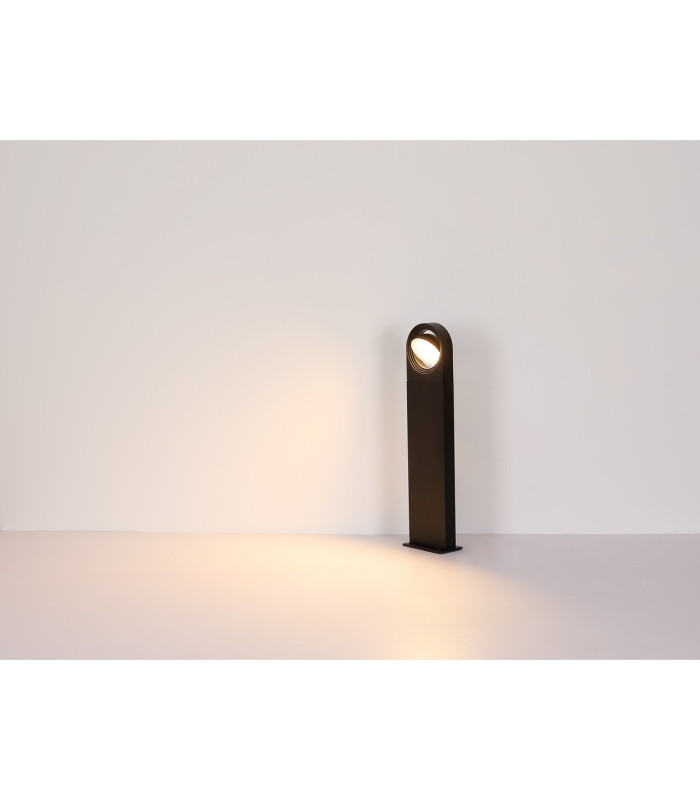 Oko Outdoor Bollard Matt Black IP44 LED 3000K-6