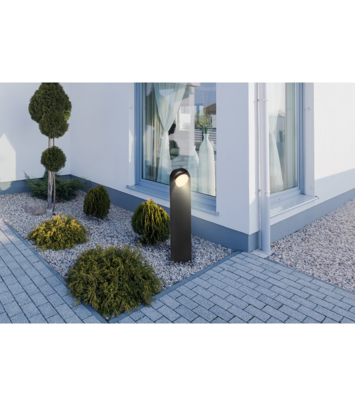 Oko Outdoor Bollard Matt Black IP44 LED 3000K-8