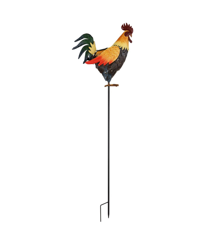Solarleuchte Chicken Outdoor Lighting Brown IP44 Rooster On A Potato LED 3000K-3