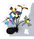 Solarleuchte Outdoor Lighting Colorful IP44 Gnome With Flowers And Butterflies 5x LED 3000K-4