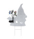Solarleuchte Outdoor Lighting Colorful IP44 Gnome With Flowers And Butterflies 5x LED 3000K-7
