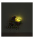 Solarleuchte Outdoor Lighting Colorful IP44 Gnome On A Bicycle With Flowers 20x LED 3000K-5