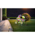 Solarleuchte Outdoor Lighting Colorful IP44 Gnome On A Bicycle With Flowers 20x LED 3000K-6