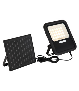Solarleuchte Outdoor Lighting Matt Black IP65 Clear Glass Shade LED Dimmable 3000K Timer-1
