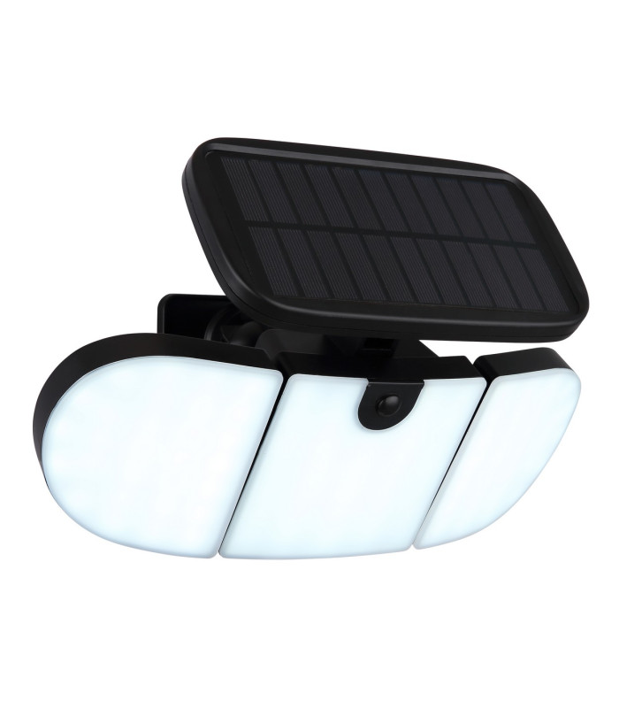 Solarleuchte PIR Outdoor Lighting Matt Black IP44 LED 6500K-1