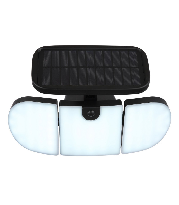 Solarleuchte PIR Outdoor Lighting Matt Black IP44 LED 6500K-3