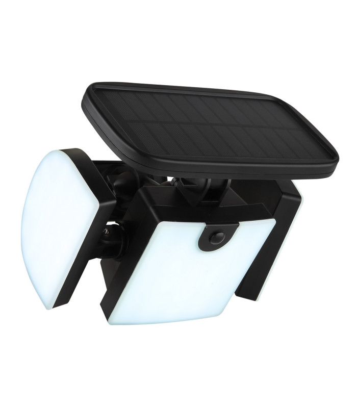 Solarleuchte PIR Outdoor Lighting Matt Black IP44 LED 6500K-7