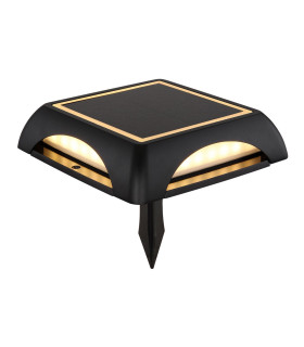 Solarleuchte Square Outdoor Spike Matt Black IP65 LED 3000K-1