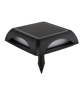 Solarleuchte Square Outdoor Spike Matt Black IP65 LED 3000K-2