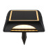 Solarleuchte Square Outdoor Spike Matt Black IP65 LED 3000K-3