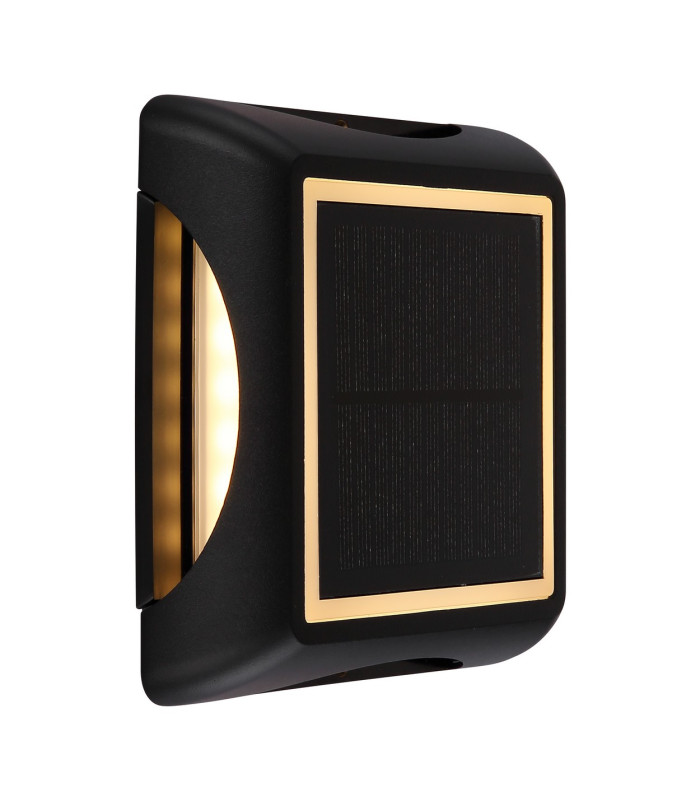 Solarleuchte Square Outdoor Spike Matt Black IP65 LED 3000K-5