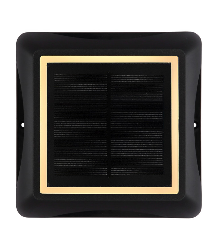Solarleuchte Square Outdoor Spike Matt Black IP65 LED 3000K-6