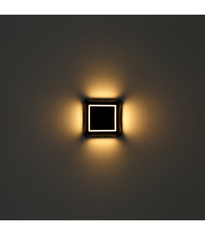 Solarleuchte Square Outdoor Spike Matt Black IP65 LED 3000K-8