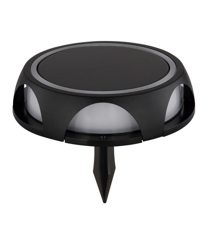 Solarleuchte Round Outdoor Spike Matt Black IP65 LED 3000K-2