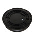 Solarleuchte Round Outdoor Spike Matt Black IP65 LED 3000K-3
