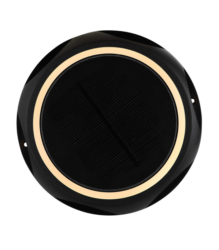 Solarleuchte Round Outdoor Spike Matt Black IP65 LED 3000K-5