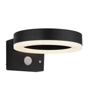 Solarleuchte Outdoor Modern Wall Lamp Matt Black IP44 LED 4000K-1