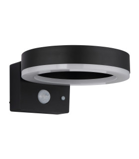 Solarleuchte Outdoor Modern Wall Lamp Matt Black IP44 LED 3000K-2
