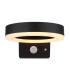 Solarleuchte Outdoor Modern Wall Lamp Matt Black IP44 LED 3000K-3