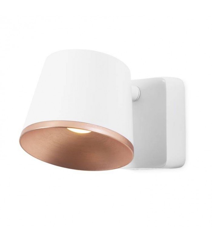 Integrated LED Indoor Wall / Ceiling Light White, Copper - 1