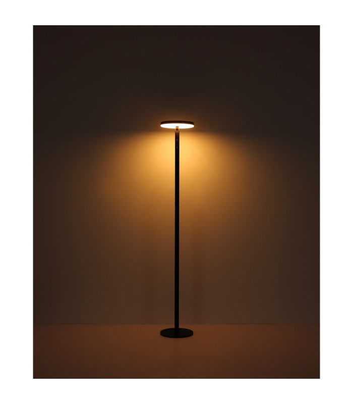 Solarleuchte LED Integrated Floor Lamp Matt Black IP54 LED 1800-3000K Touch Dimmer-9