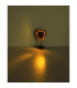 Solarleuchte Heart Outdoor Portable Lamp Wood Look IP44 13x LED 3000K-6