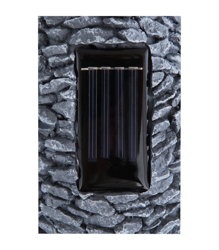 Solarleuchte Outdoor Portable Lamp Stone Grey IP44 28x LED 3000K-4